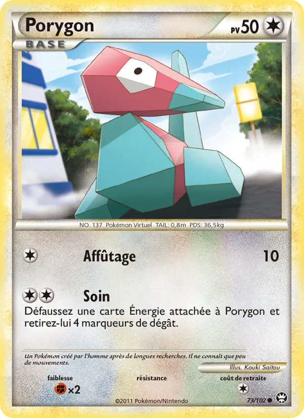 Carte Pokémon Porygon de l'extension Triomphant