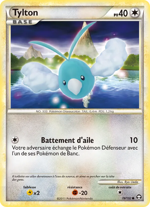 Carte Pokémon Tylton de l'extension Triomphant