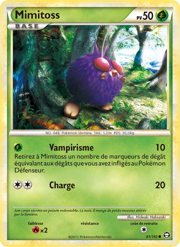 Carte Pokémon Mimitoss de l'extension Triomphant