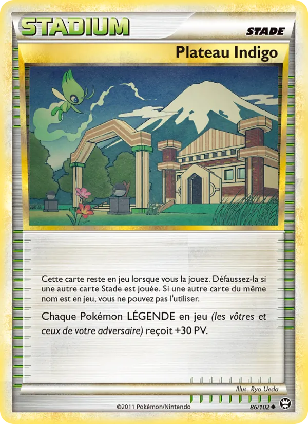 Carte Pokémon Plateau Indigo de l'extension Triomphant