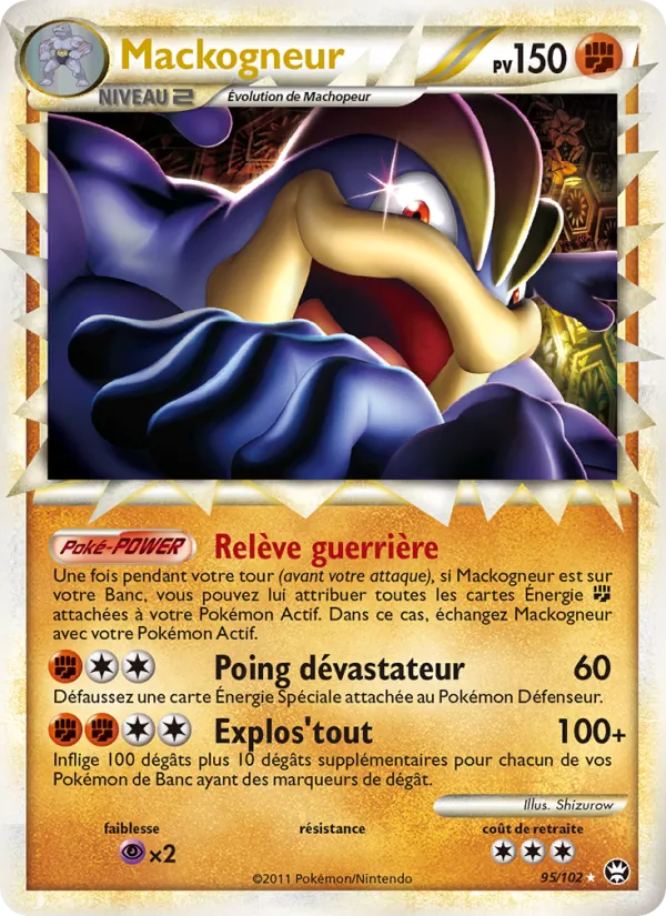 Carte Pokémon Mackogneur de l'extension Triomphant
