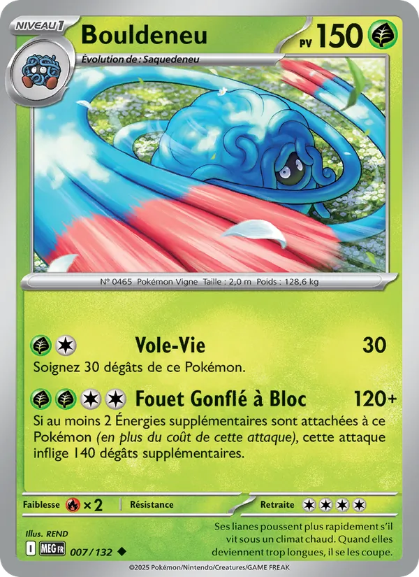 Carte Pokémon Bouldeneu de l'extension Méga-Évolution