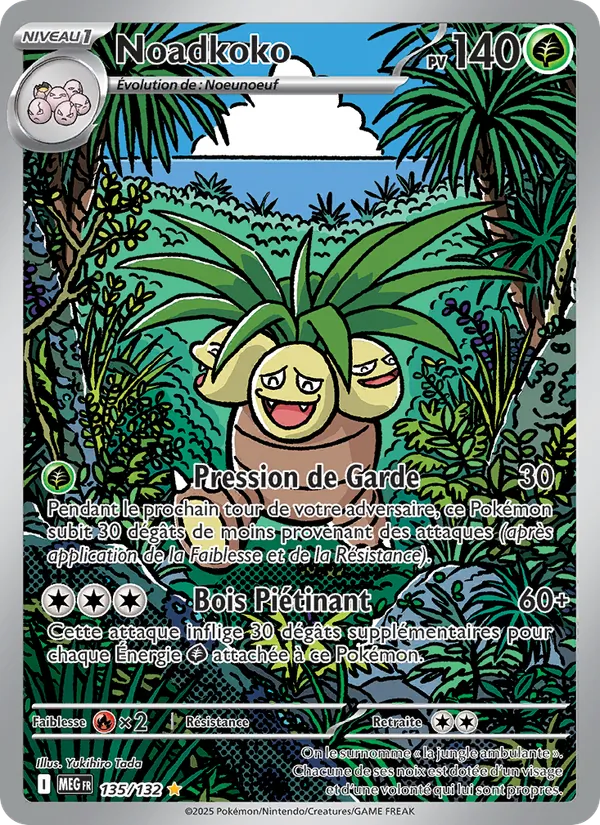 Carte Pokémon Noadkoko de l'extension Méga-Évolution