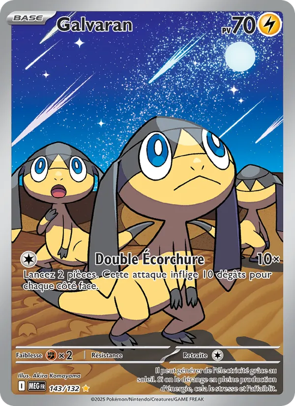 Carte Pokémon Galvaran de l'extension Méga-Évolution