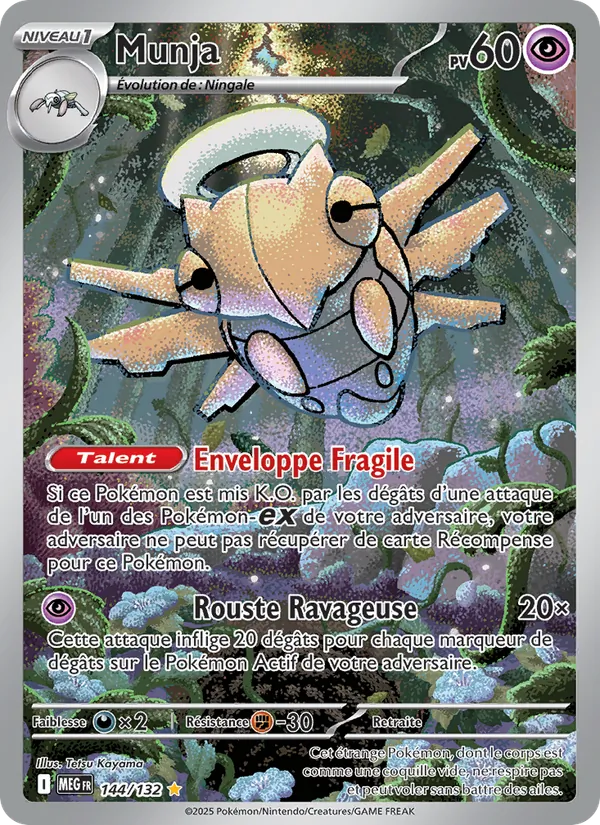 Carte Pokémon Munja de l'extension Méga-Évolution
