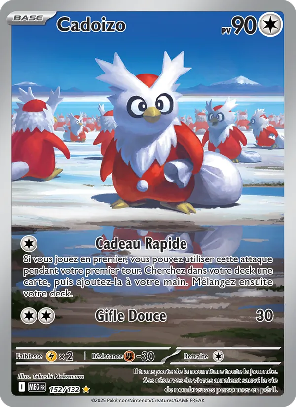 Carte Pokémon Cadoizo de l'extension Méga-Évolution