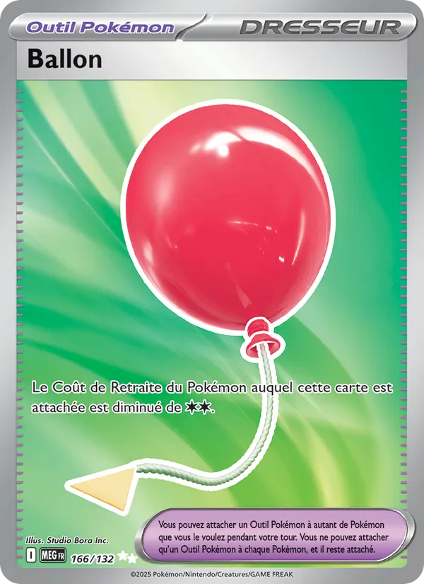 Carte Pokémon Ballon de l'extension Méga-Évolution