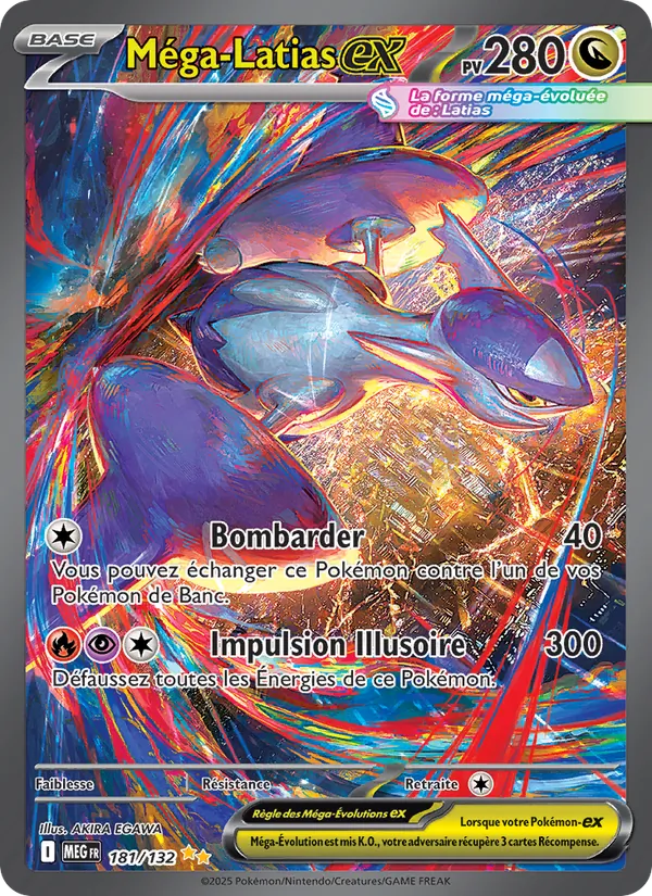 Carte Pokémon Méga-Latias-ex de l'extension Méga-Évolution