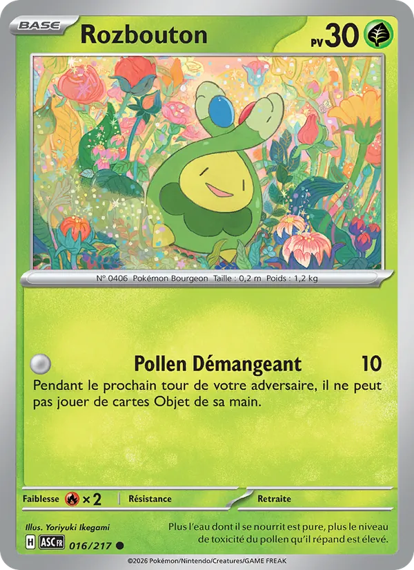 Carte Pokémon Rozbouton de l'extension Héros Transcendants
