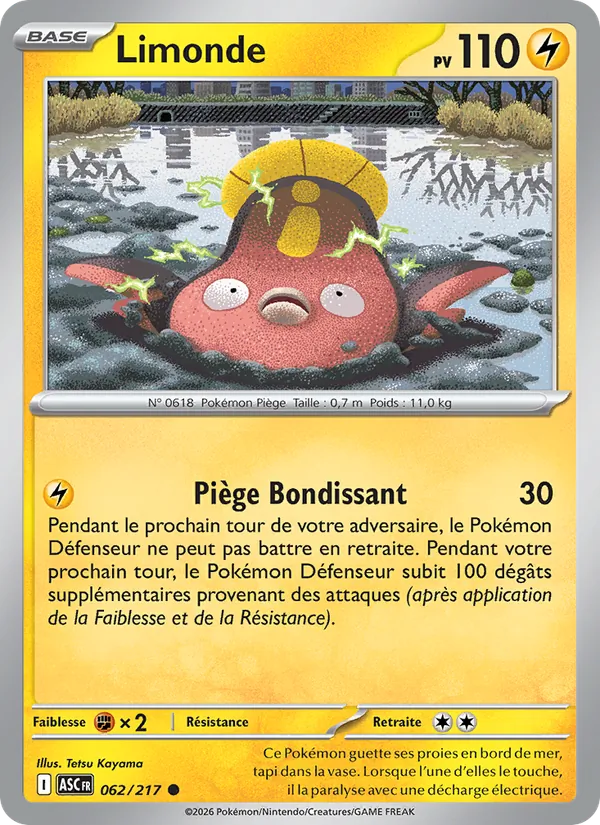 Carte Pokémon Limonde de l'extension Héros Transcendants