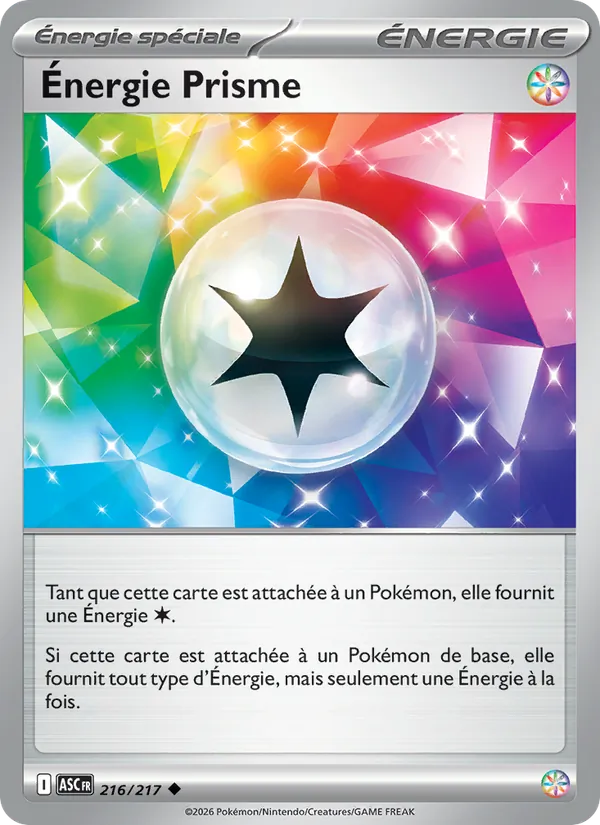 Carte Pokémon Énergie Prisme de l'extension Héros Transcendants