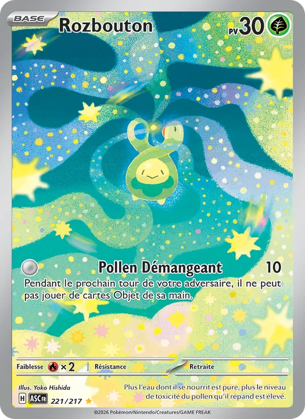 Carte Pokémon Rozbouton de l'extension Héros Transcendants