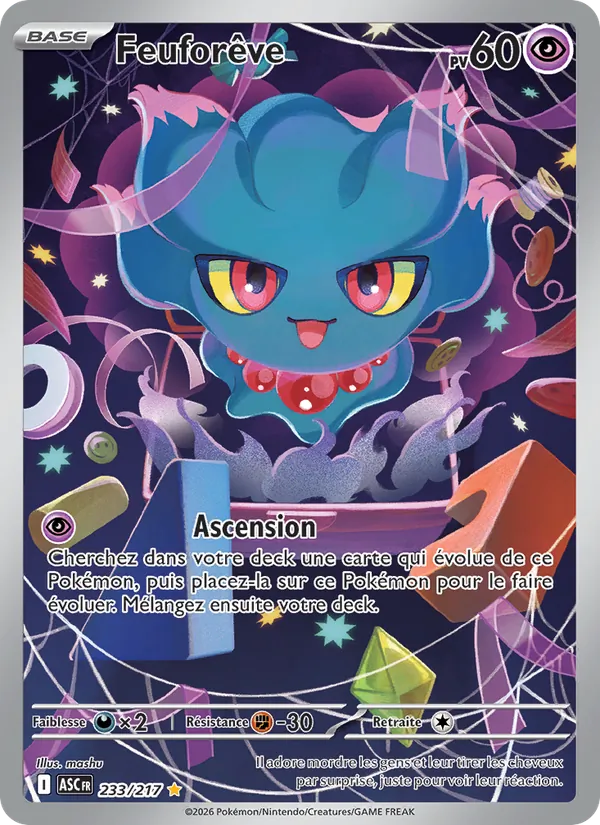 Carte Pokémon Feuforêve de l'extension Héros Transcendants