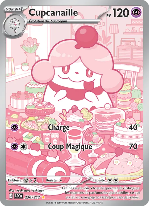 Carte Pokémon Cupcanaille de l'extension Héros Transcendants