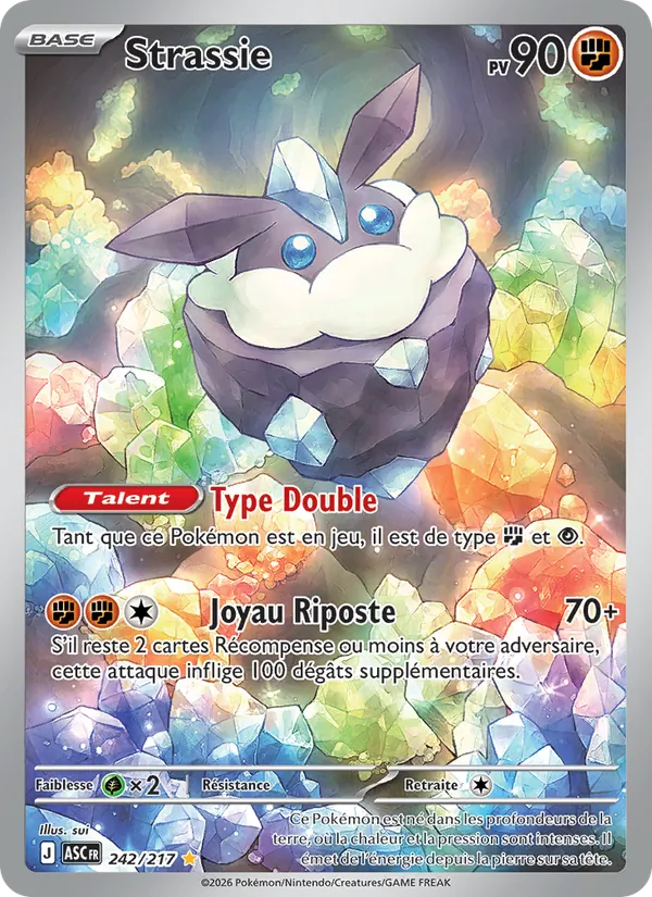 Carte Pokémon Strassie de l'extension Héros Transcendants