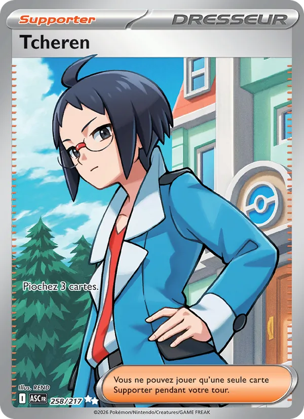 Carte Pokémon Tcheren de l'extension Héros Transcendants