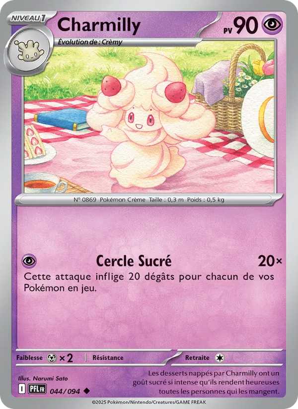 Carte Pokémon Charmilly de l'extension Flammes Fantasmagoriques