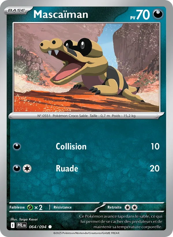 Carte Pokémon Mascaïman de l'extension Flammes Fantasmagoriques