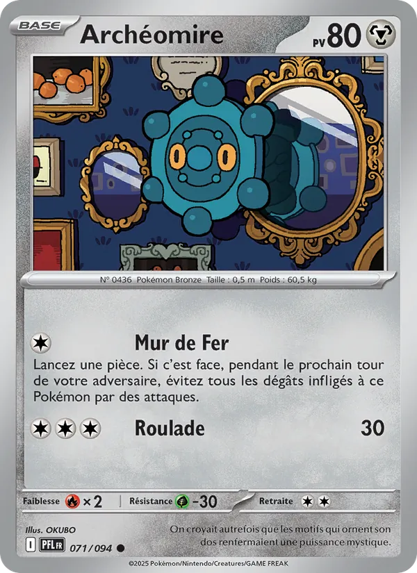 Carte Pokémon Archéomire de l'extension Flammes Fantasmagoriques