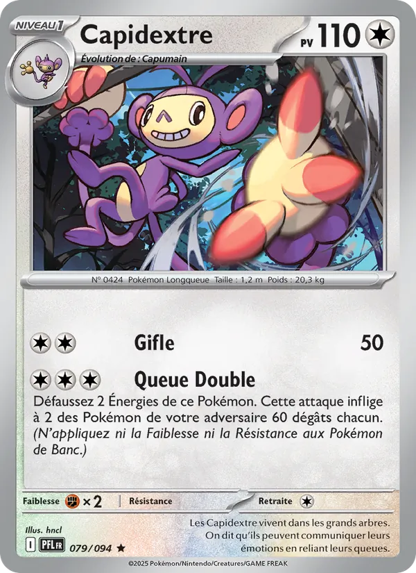 Carte Pokémon Capidextre de l'extension Flammes Fantasmagoriques