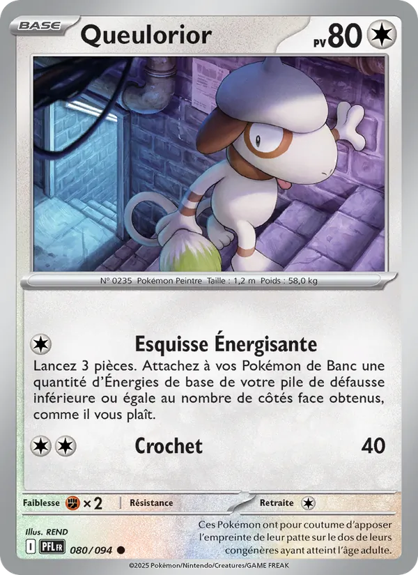 Carte Pokémon Queulorior de l'extension Flammes Fantasmagoriques