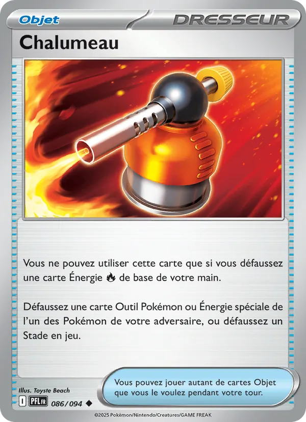 Carte Pokémon Chalumeau de l'extension Flammes Fantasmagoriques