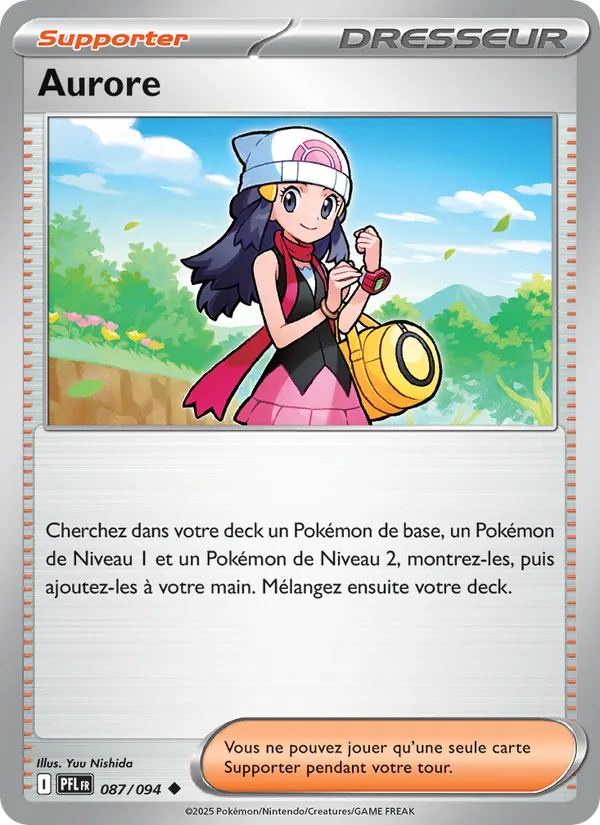 Carte Pokémon Aurore de l'extension Flammes Fantasmagoriques
