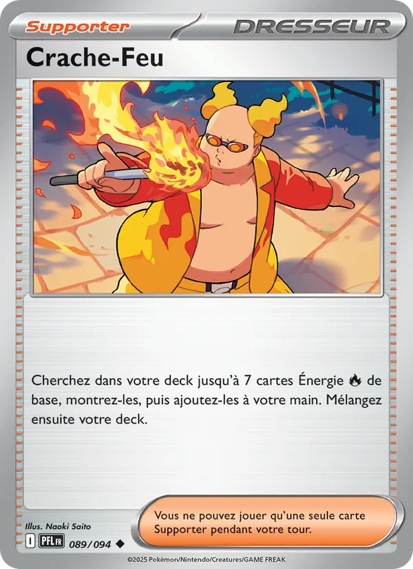 Carte Pokémon Crache-Feu de l'extension Flammes Fantasmagoriques