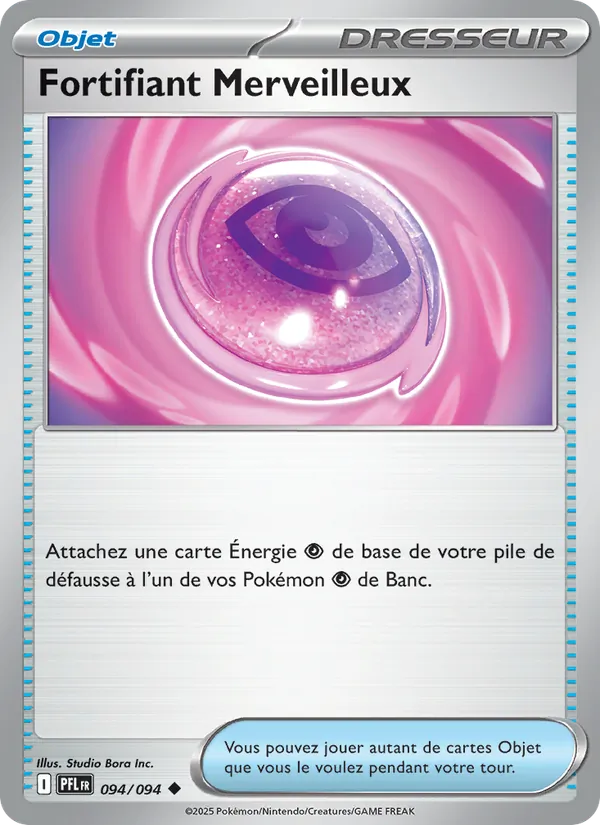 Carte Pokémon Fortifiant Merveilleux de l'extension Flammes Fantasmagoriques