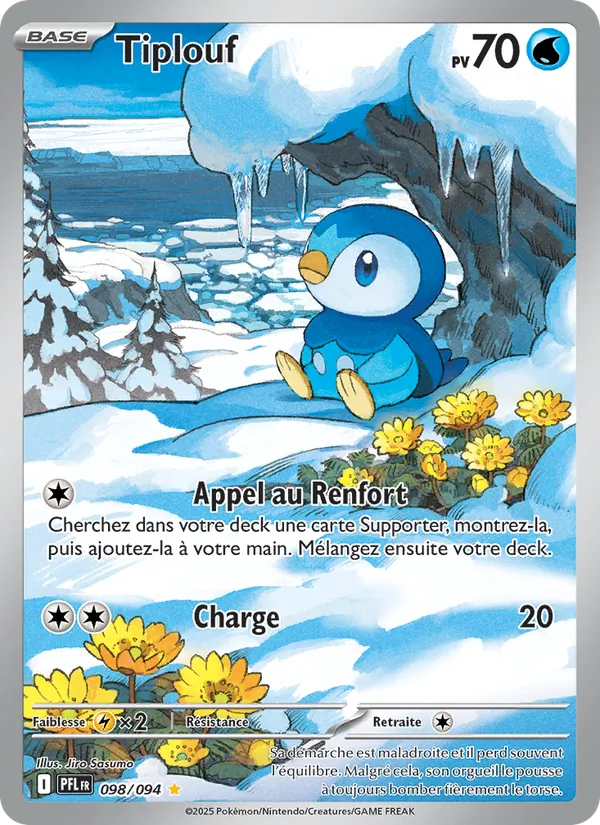 Carte Pokémon Tiplouf de l'extension Flammes Fantasmagoriques