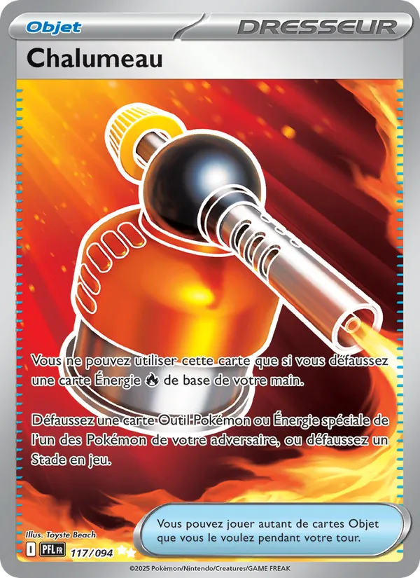 Carte Pokémon Chalumeau de l'extension Flammes Fantasmagoriques