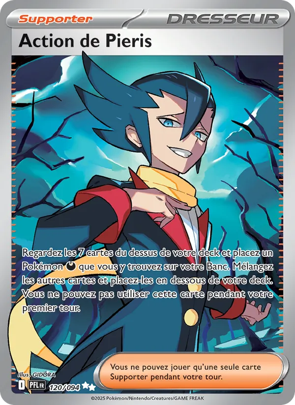 Carte Pokémon Action de Pieris de l'extension Flammes Fantasmagoriques