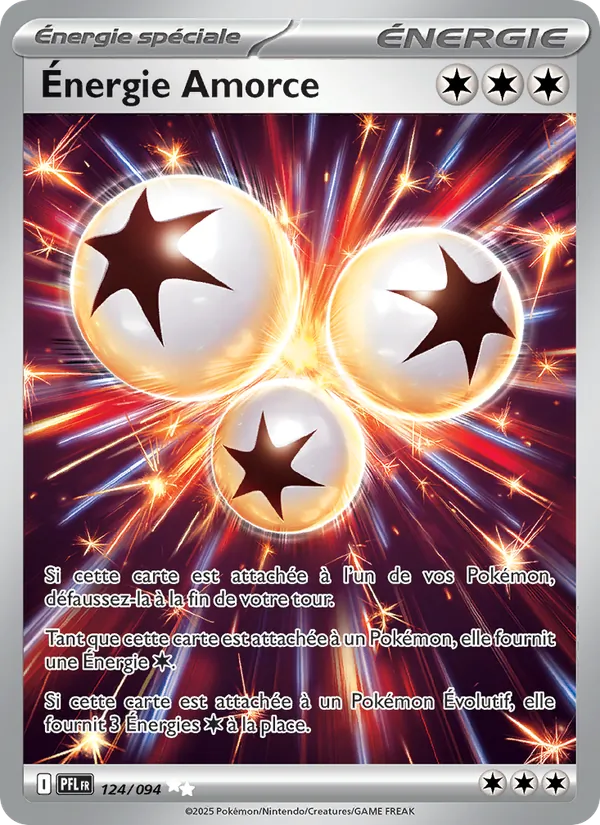 Carte Pokémon Énergie Amorce de l'extension Flammes Fantasmagoriques