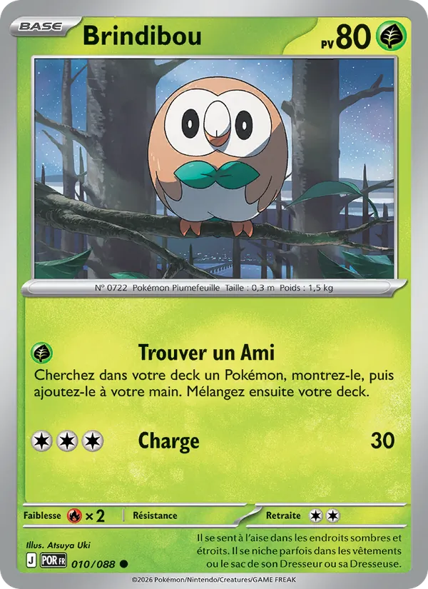 Carte Pokémon Brindibou de l'extension Équilibre Parfait