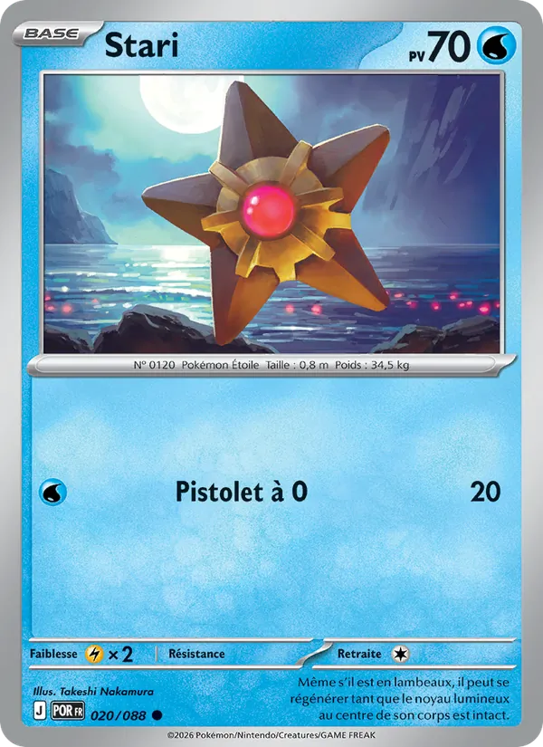 Carte Pokémon Stari de l'extension Équilibre Parfait