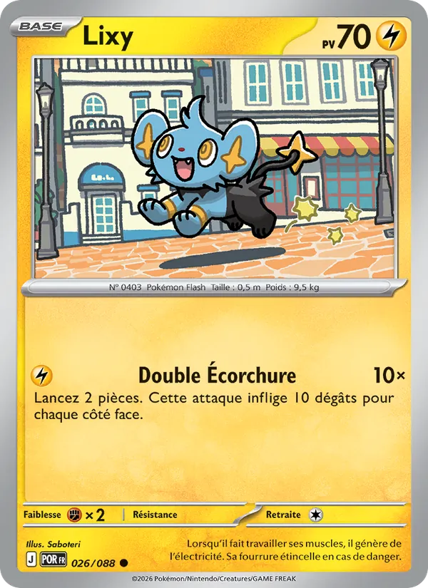 Carte Pokémon Lixy de l'extension Équilibre Parfait