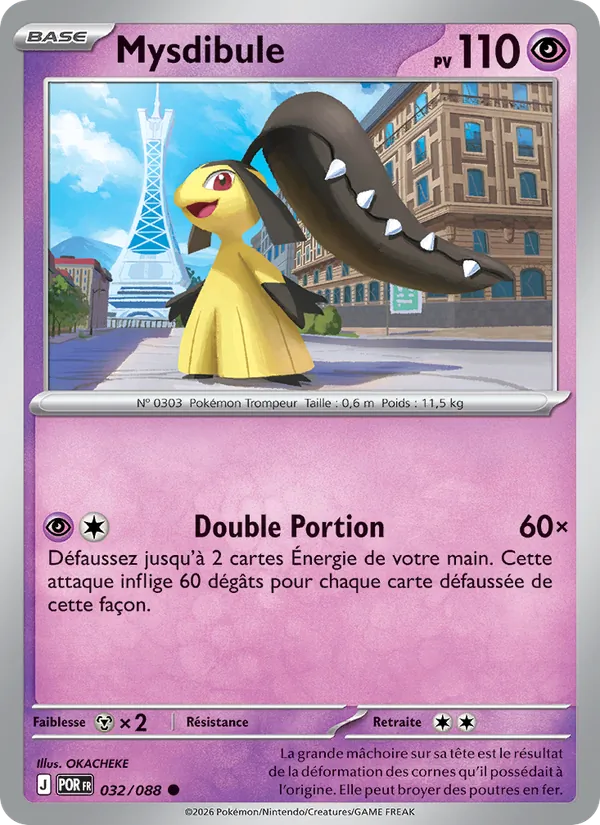Carte Pokémon Mysdibule de l'extension Équilibre Parfait