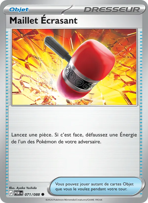 Carte Pokémon Maillet Écrasant de l'extension Équilibre Parfait