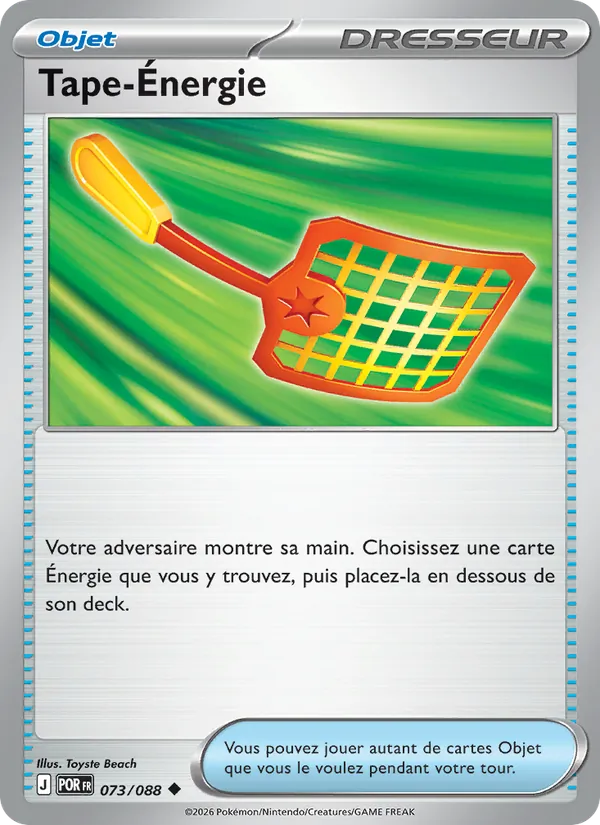 Carte Pokémon Tape-Énergie de l'extension Équilibre Parfait
