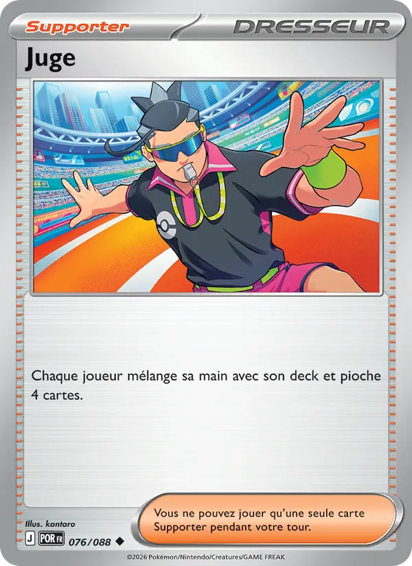 Carte Pokémon Juge de l'extension Équilibre Parfait