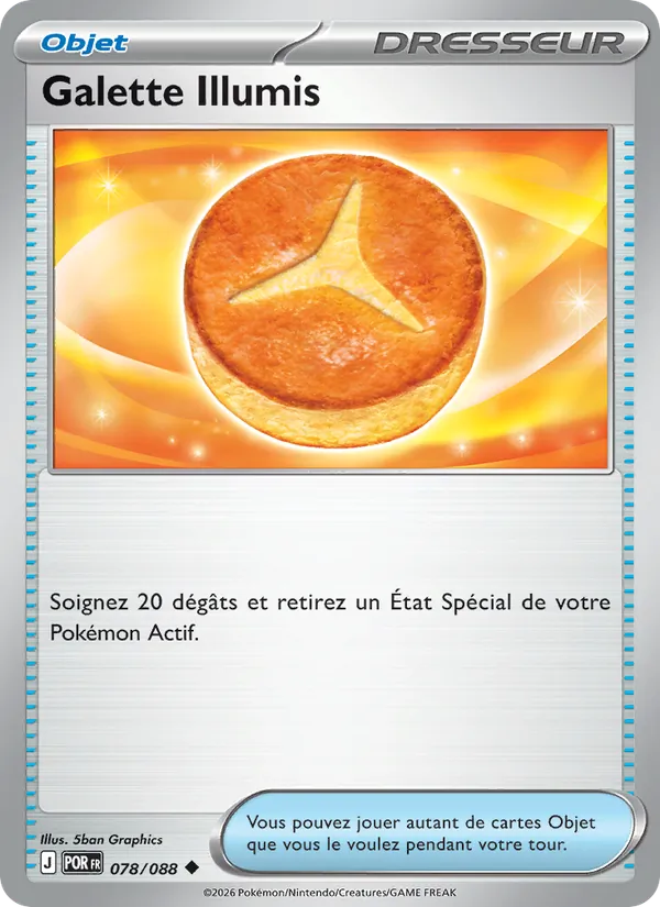 Carte Pokémon Galette Illumis de l'extension Équilibre Parfait