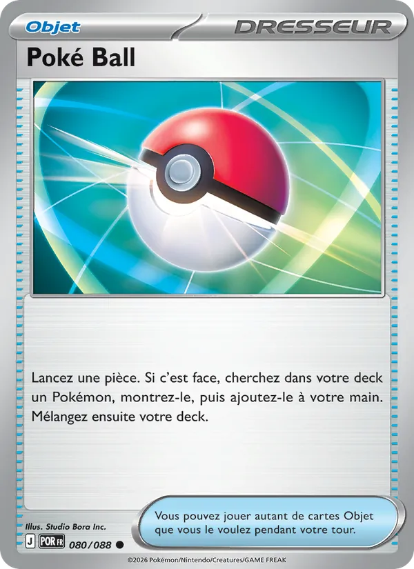 Carte Pokémon Poké Ball de l'extension Équilibre Parfait