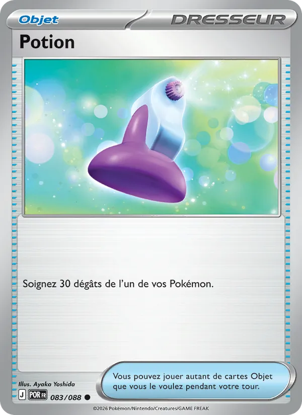 Carte Pokémon Potion de l'extension Équilibre Parfait