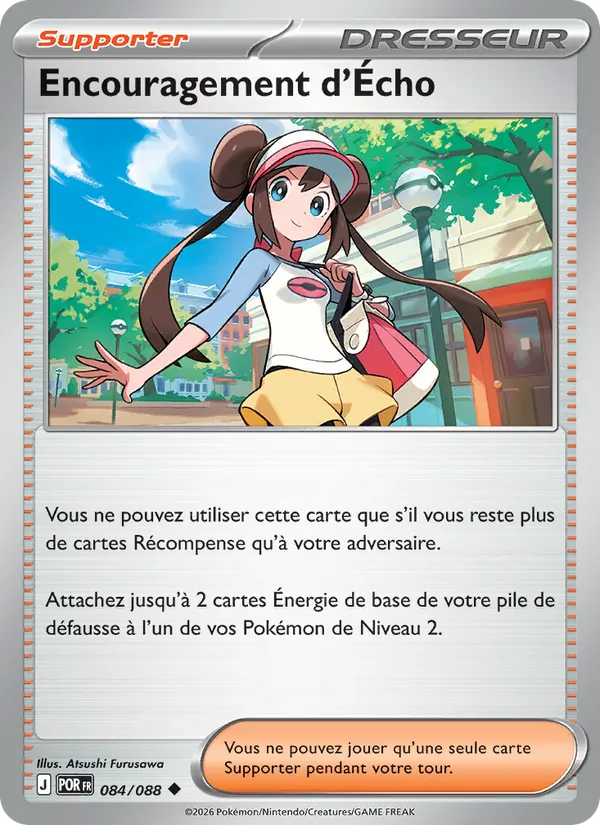 Carte Pokémon Encouragement d'Écho de l'extension Équilibre Parfait