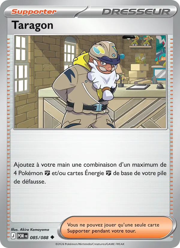 Carte Pokémon Taragon de l'extension Équilibre Parfait