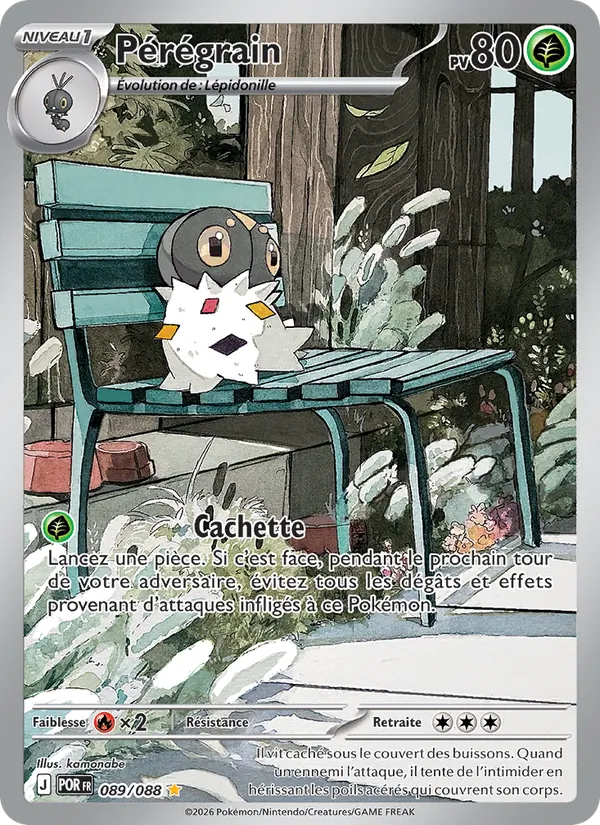 Carte Pokémon Pérégrain de l'extension Équilibre Parfait