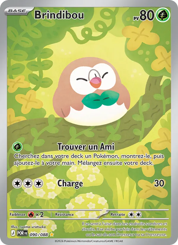 Carte Pokémon Brindibou de l'extension Équilibre Parfait