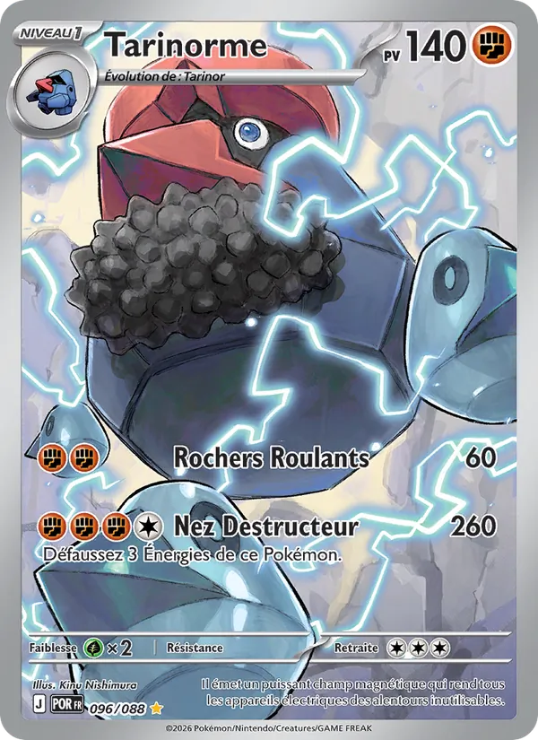Carte Pokémon Tarinorme de l'extension Équilibre Parfait