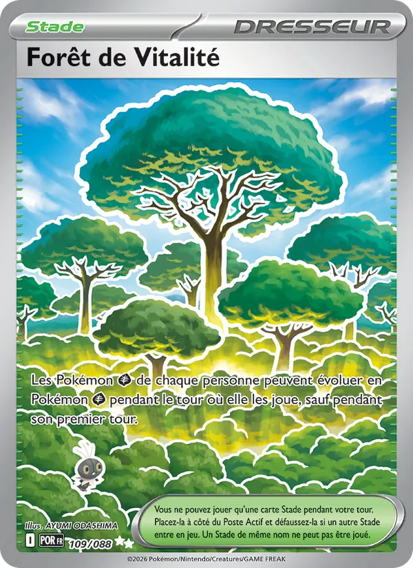 Carte Pokémon Forêt de Vitalité de l'extension Équilibre Parfait