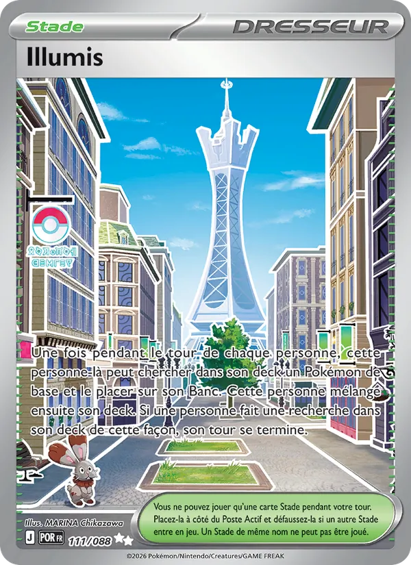 Carte Pokémon Illumis de l'extension Équilibre Parfait